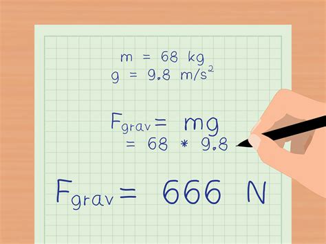 how to measure the force of gravity